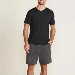 Malibu Men's Black V-Neck Tee